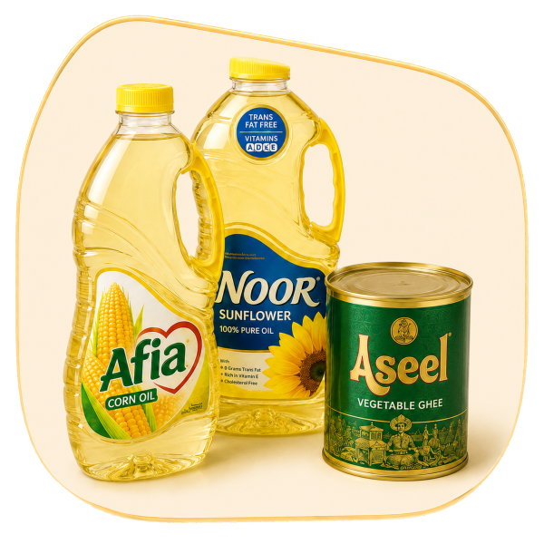 Cooking Oils, Ghee & Fats